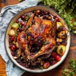 Cranberry Maple Roast Chicken