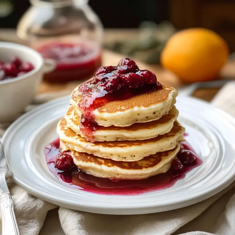 Cranberry Orange Buttermilk Pancakes