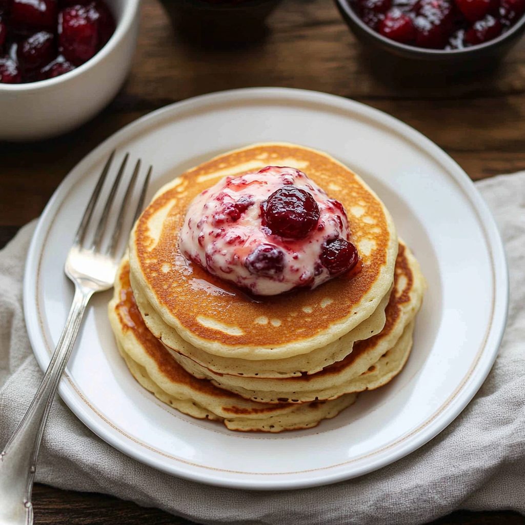 Cranberry Orange Buttermilk Pancakes