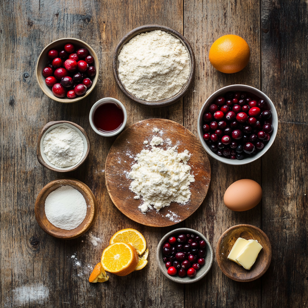 Cranberry Orange Buttermilk Pancakes ingredients