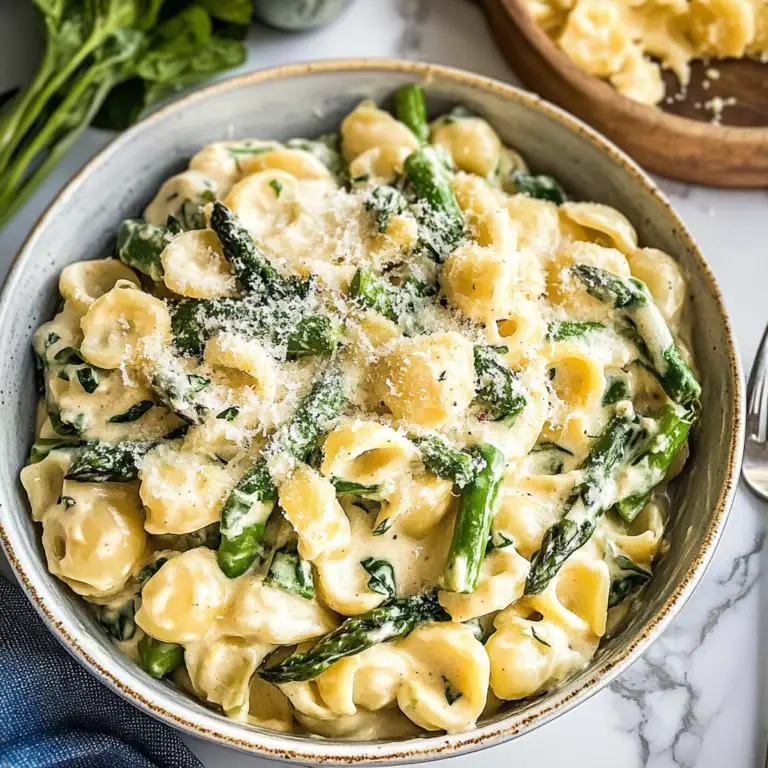 Creamy Asparagus Pasta