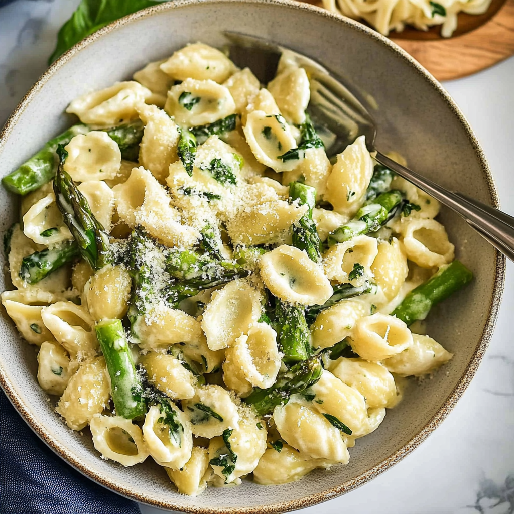 Creamy Asparagus Pasta