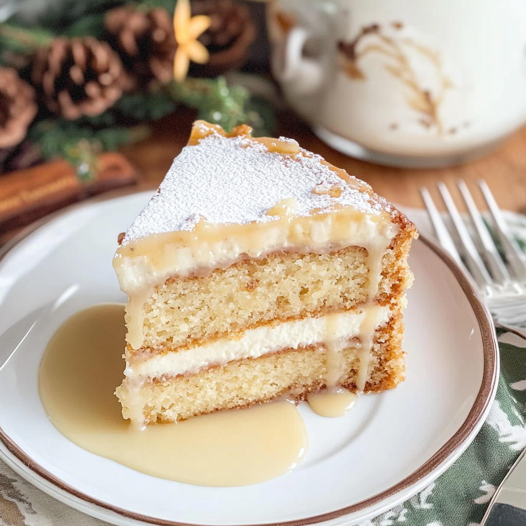 Eggnog Cake