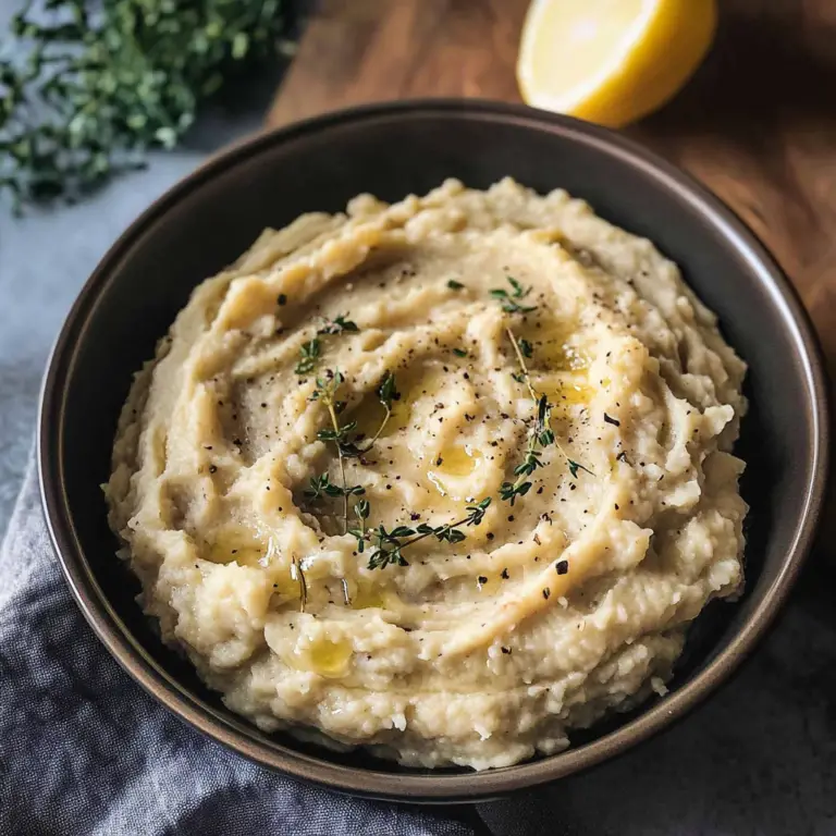 Garlic White Bean Mash