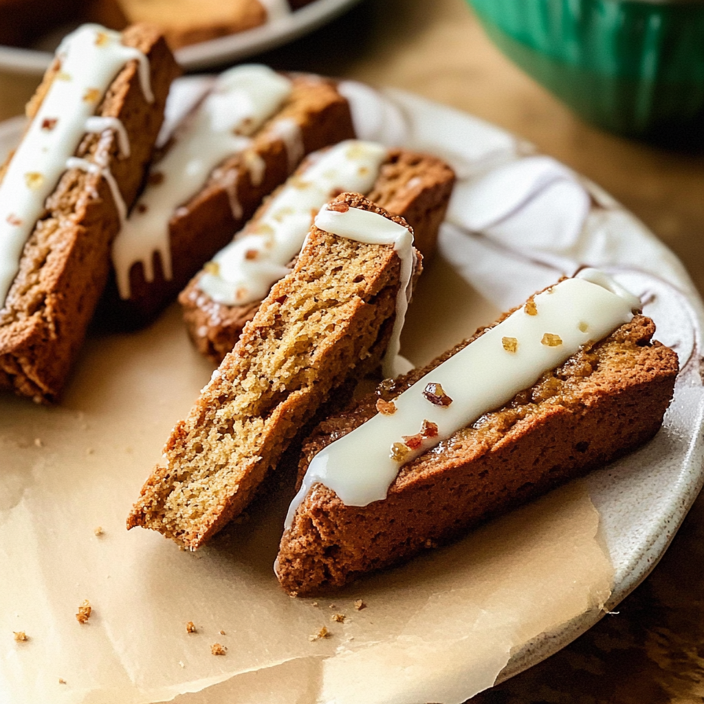 Gingerbread Biscotti