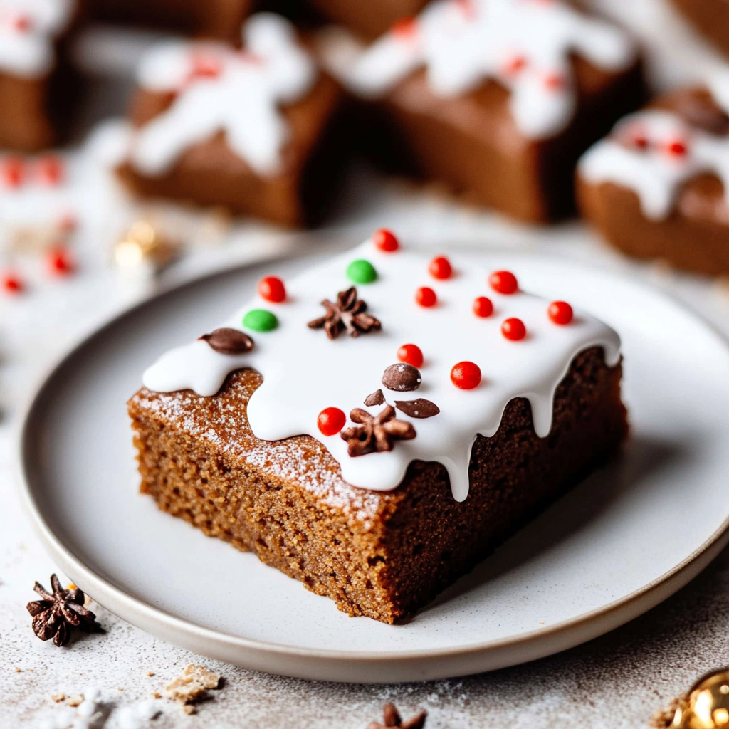 Gingerbread Cookie Bars