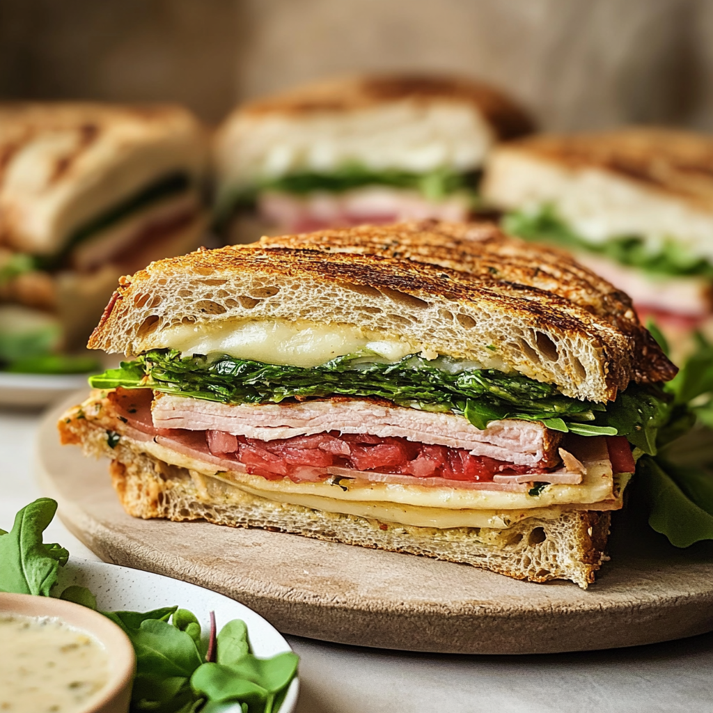 Italian Turkey Club Sandwiches