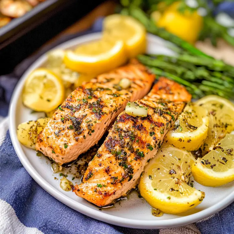 Lemon Garlic Salmon In Air Fryer
