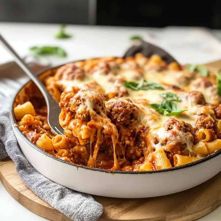 Meatball Pasta Bake