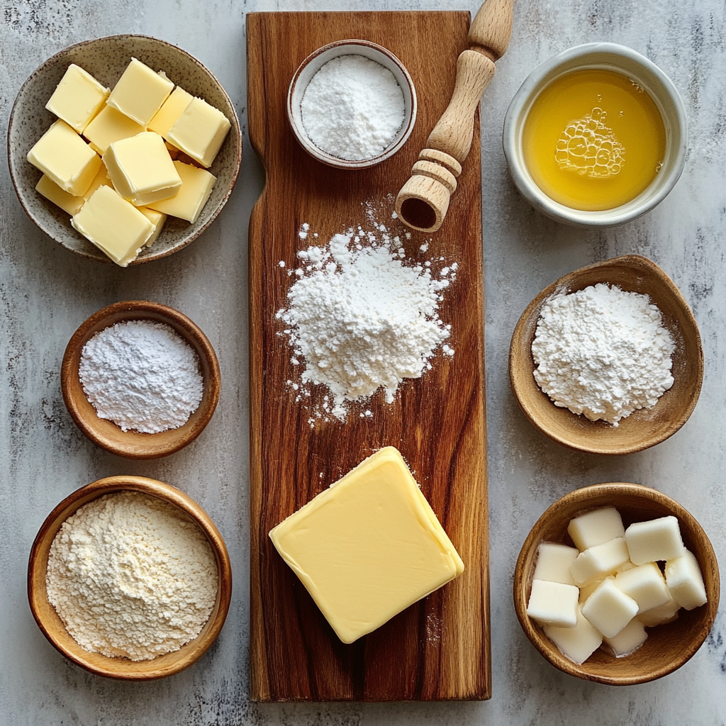 Melt in your Mouth Butter Cookies ingredients