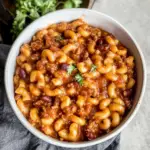 One Pot Chili Mac and Cheese