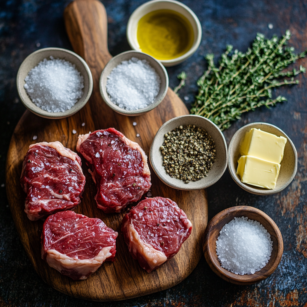 Pan Fried Steak ingredients