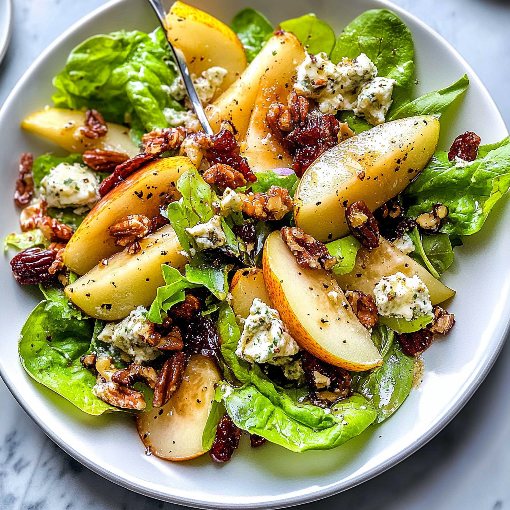Pear Salad with Gorgonzola