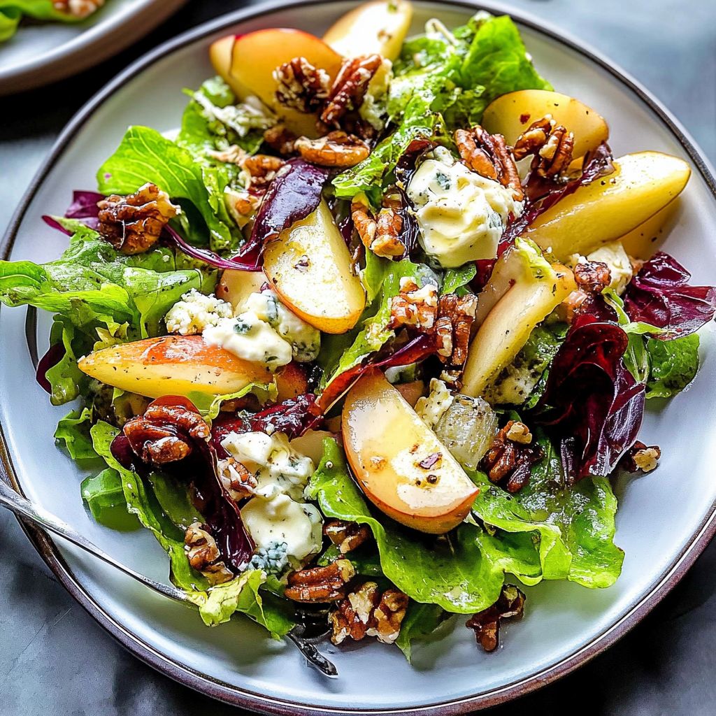 Pear Salad with Gorgonzola