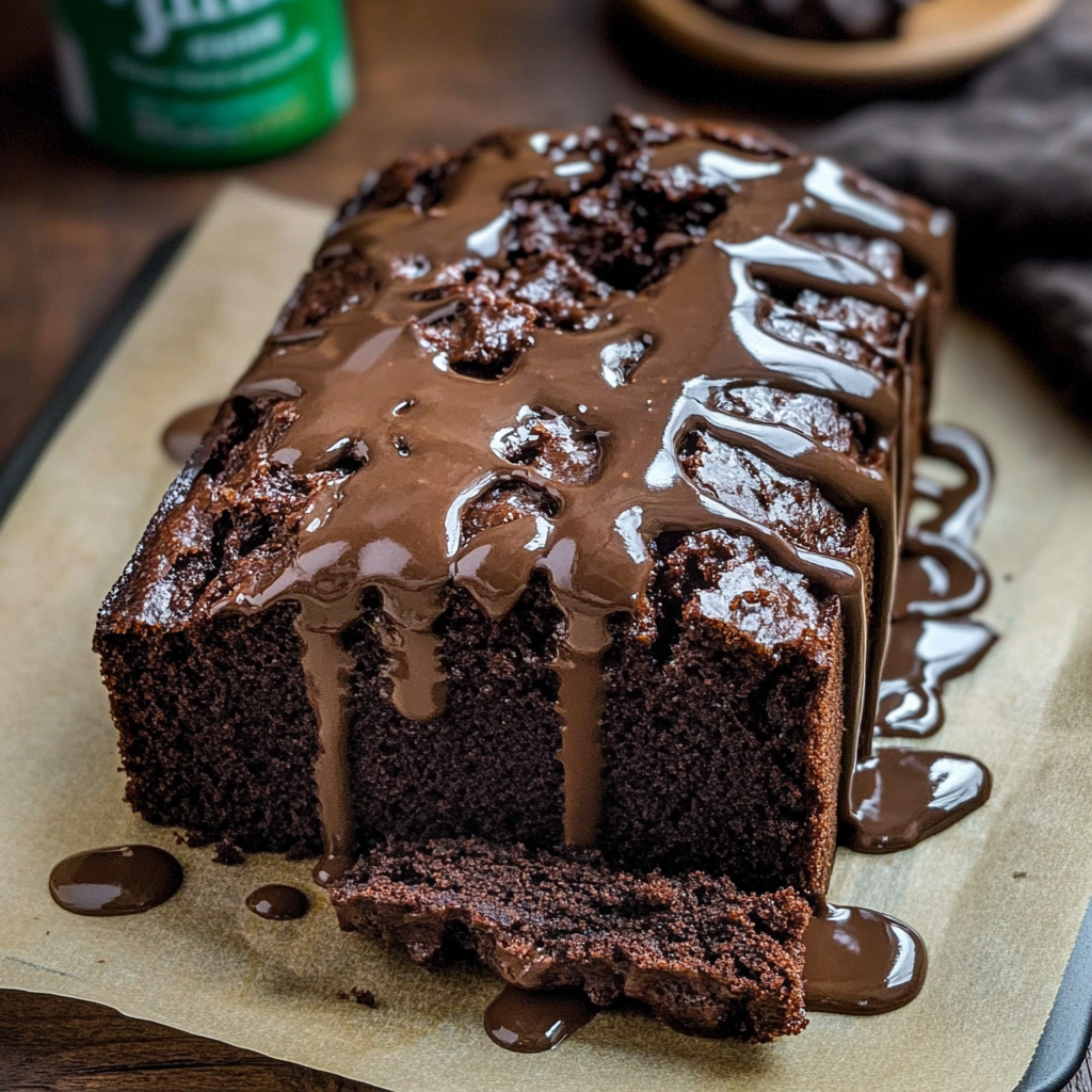 Peppermint Brownie Bread