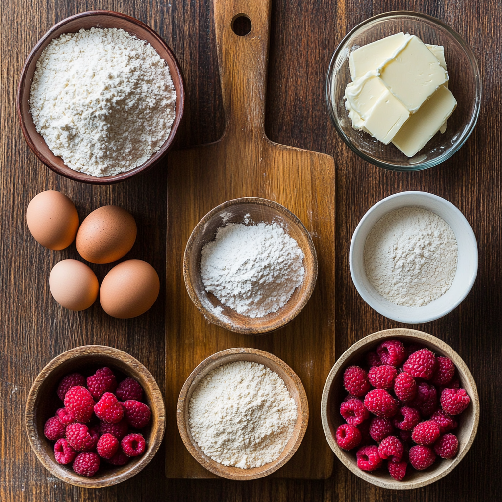 Raspberry Cheesecake Cookies ingredients