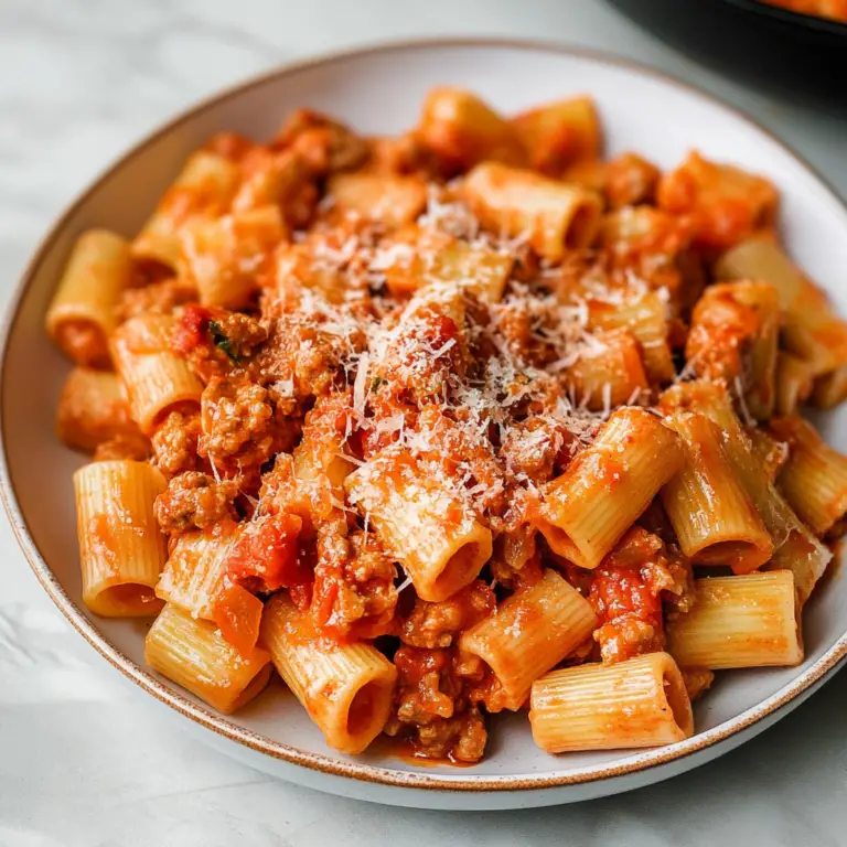 Sausage Rigatoni Pasta