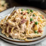 Slow Cooker Chicken Carbonara