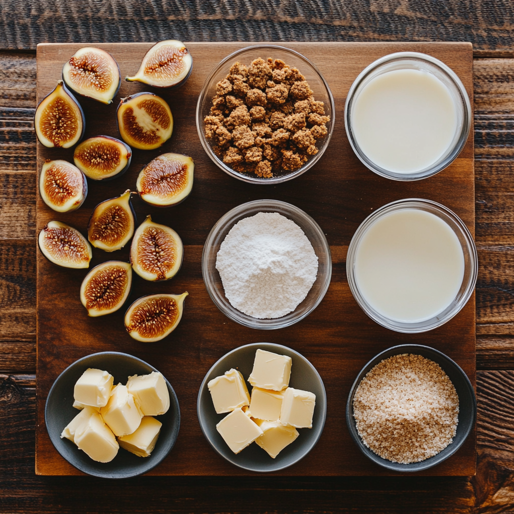 Slow Cooker Figgy Pudding ingredients