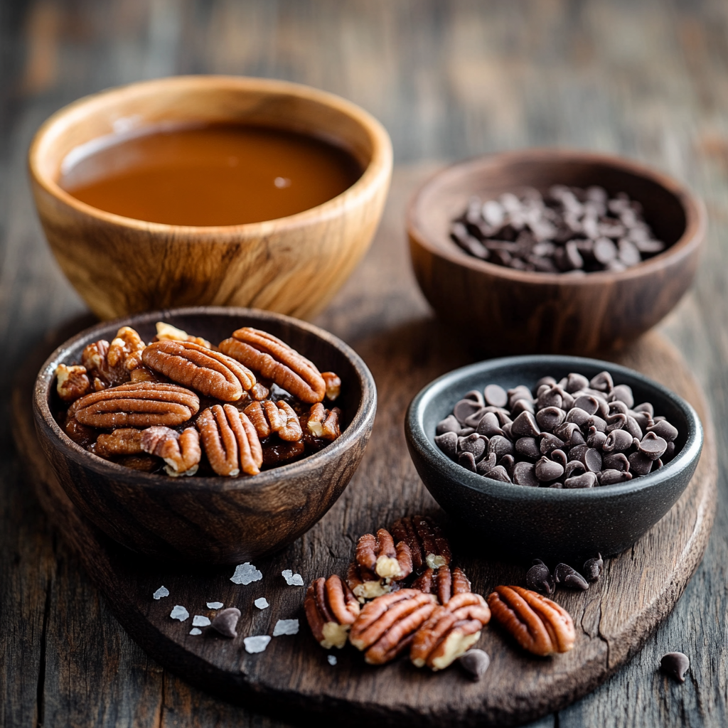 Slow Cooker Turtles ingredients