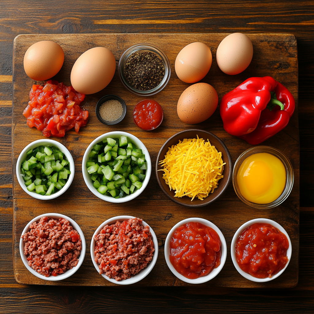 Southwest Meatloaf ingredients