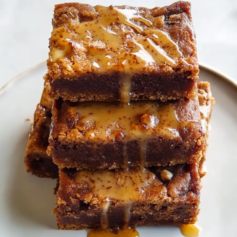 Sticky Toffee Blondies