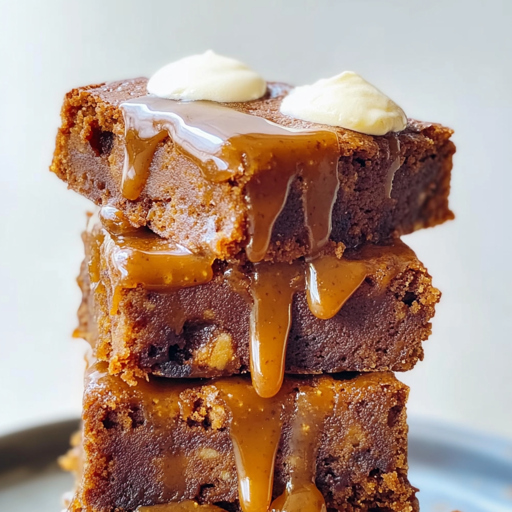 Sticky Toffee Blondies