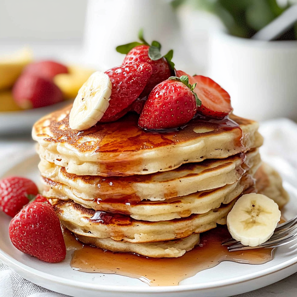 Strawberry Banana Pancakes