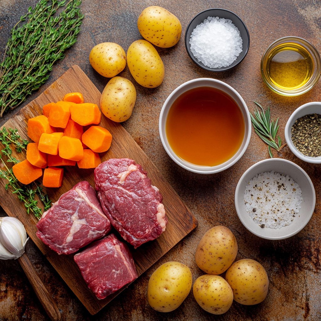 Sunday Pot Roast ingredients