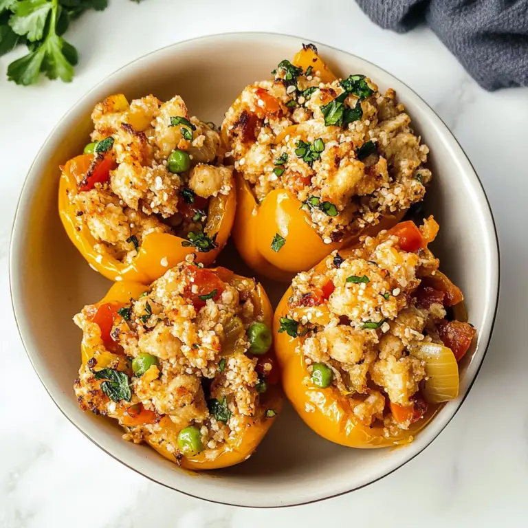 Turkey Stuffed Bell Peppers