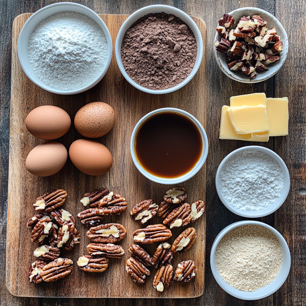 Turtles Brownies ingredients