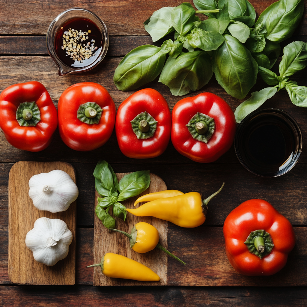 Marinated Roasted Red Peppers