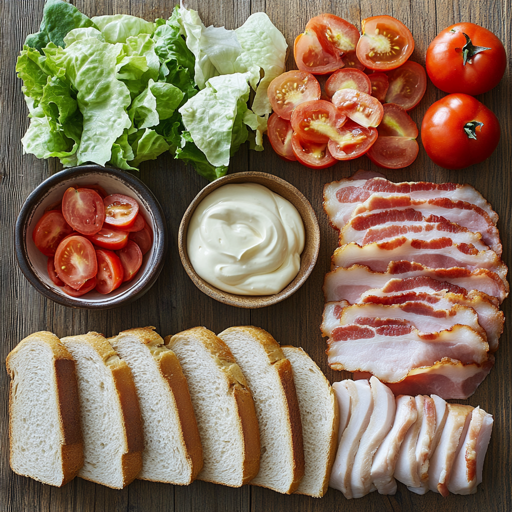 Italian Turkey Club Sandwiches
