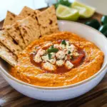 Spicy Roasted Red Pepper Feta Dip