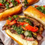 Baguette Steak Sandwiches With Chimichurri