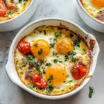 Baked Feta Eggs