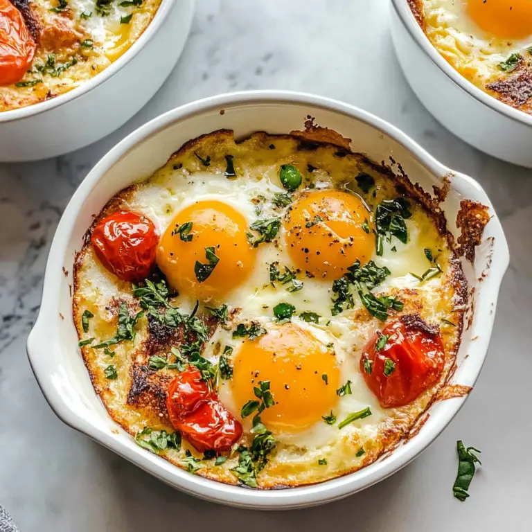 Baked Feta Eggs