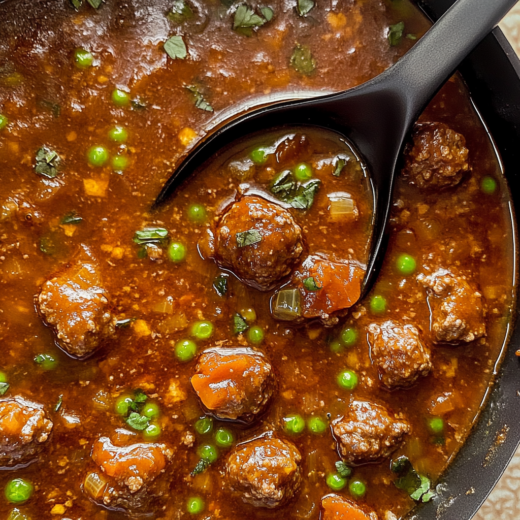Beef Meatball Soup