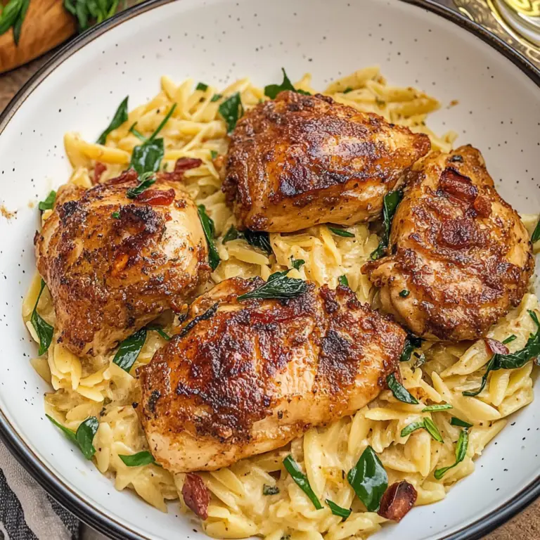 Cajun Chicken Orzo