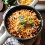 Cheesy Taco Rice Skillet