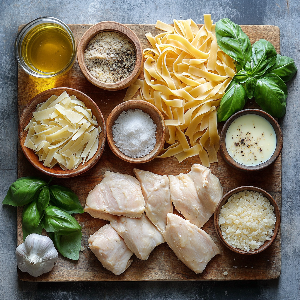 Chicken Pasta ingredients
