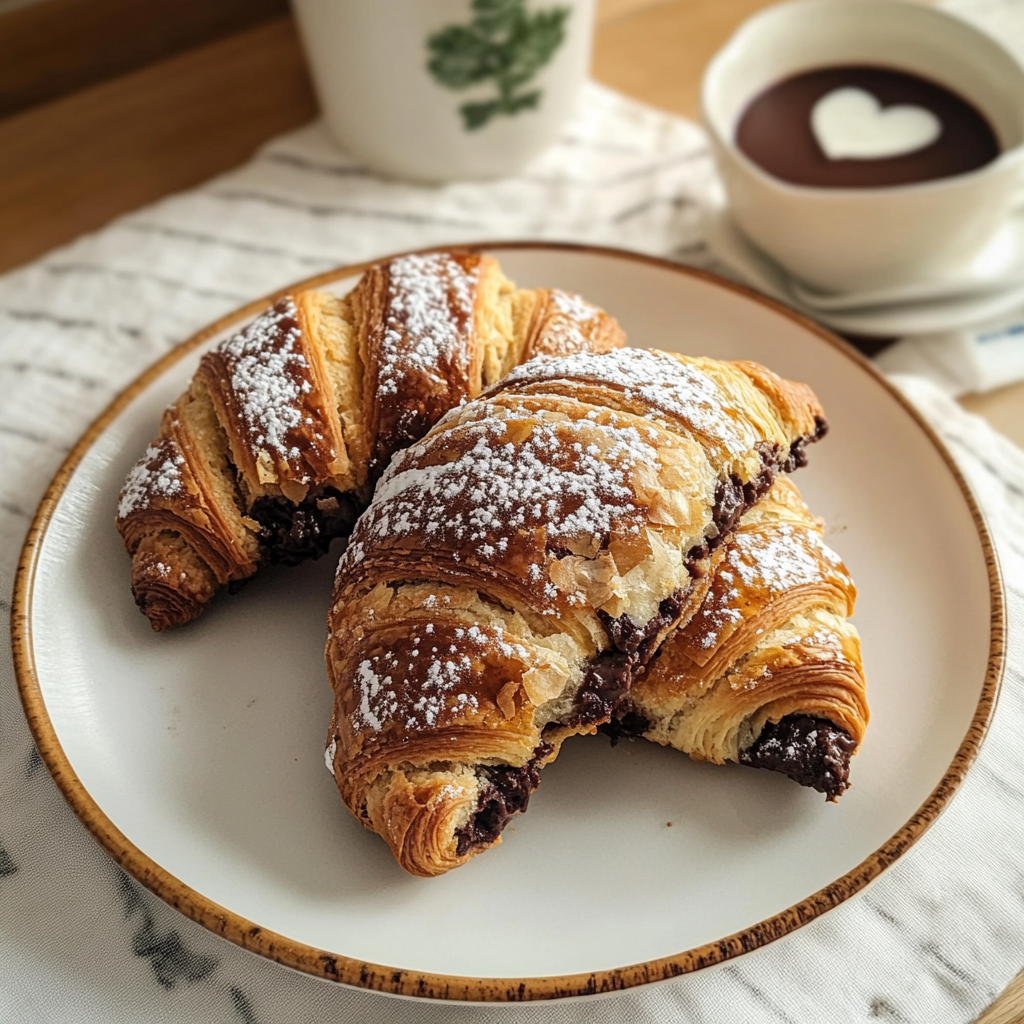 Chocolate Almond Croissants