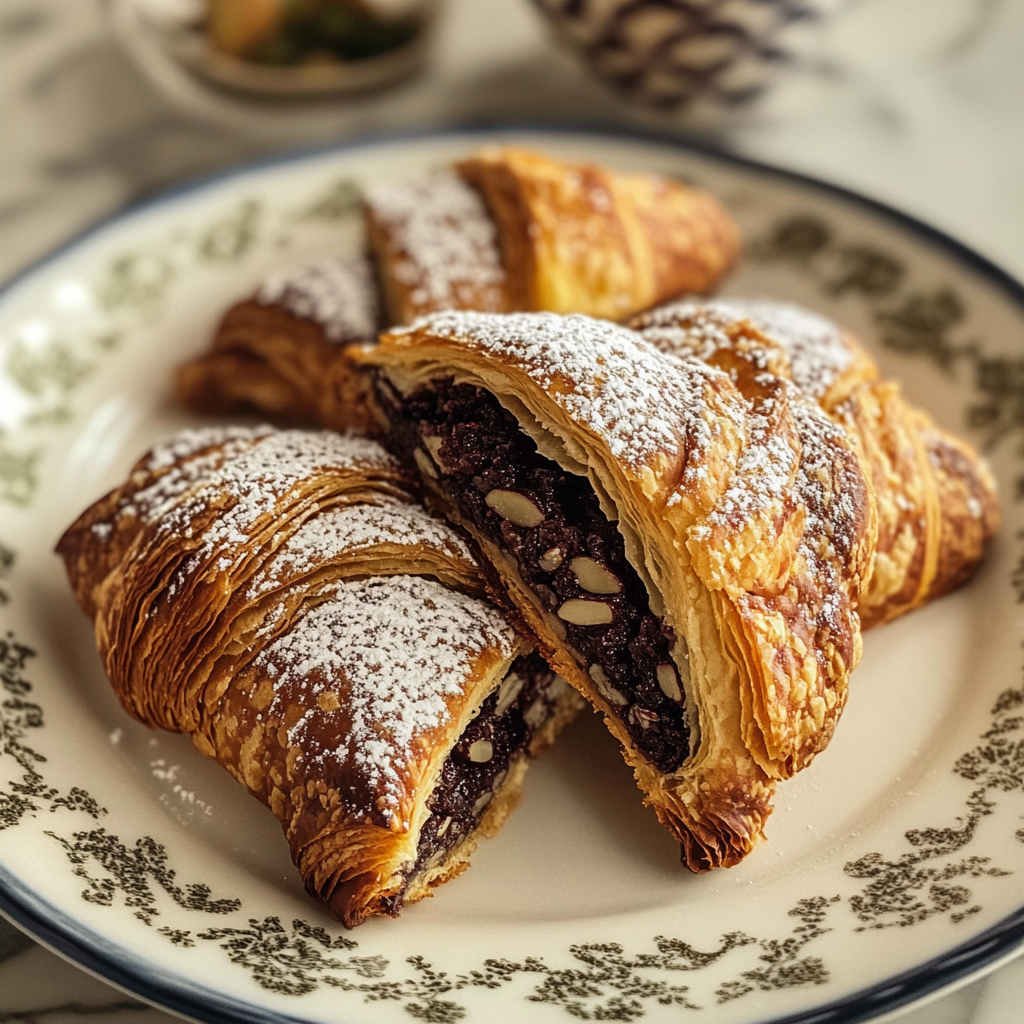 Chocolate Almond Croissants