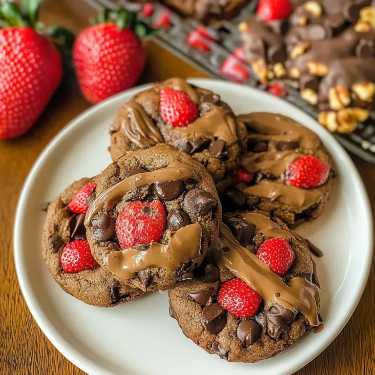 Chocolate Covered Strawberry Cookies