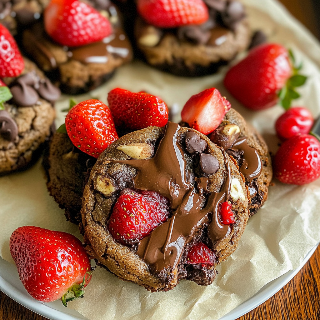 Chocolate Covered Strawberry Cookies