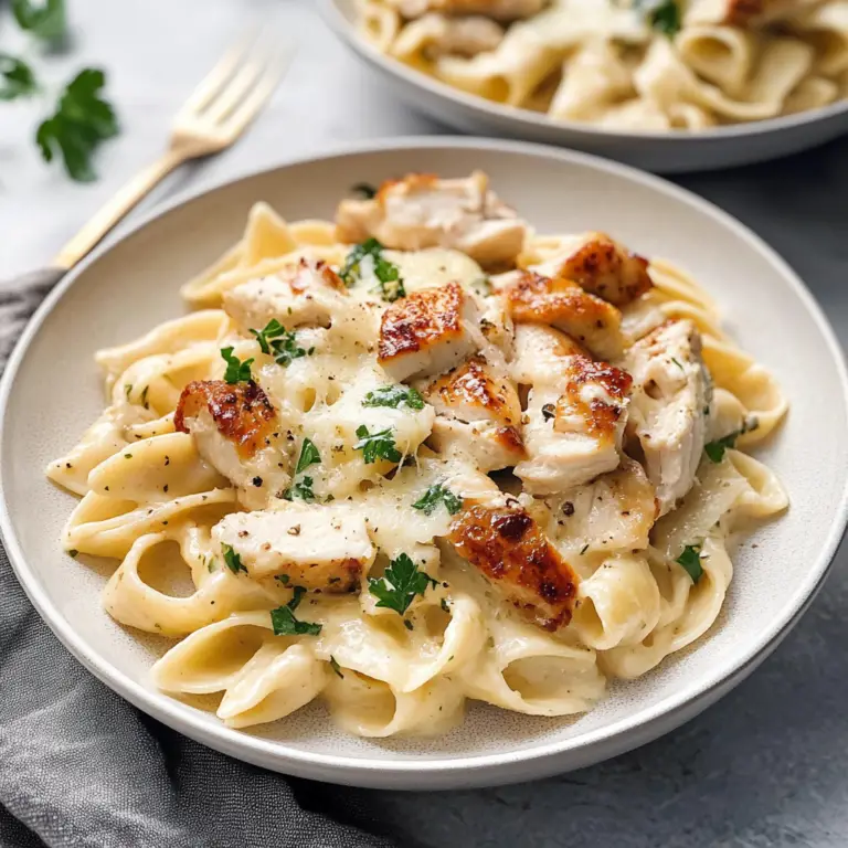 Creamy Garlic Pasta with Chicken