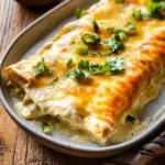 Creamy White Chicken Enchiladas