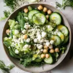 Cucumber Chickpea Dill Salad