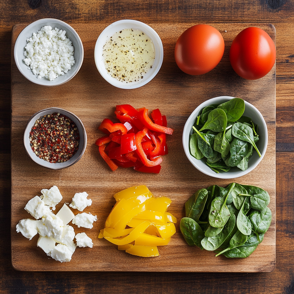 Egg White Omelette ingredients