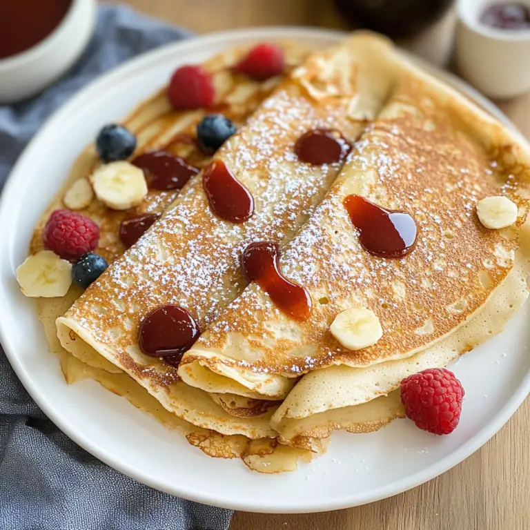 Healthy Oat Crepes
